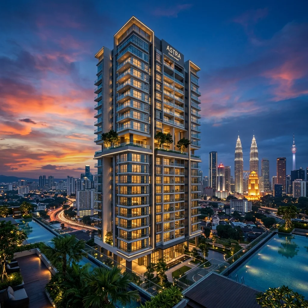 Kuala Lumpur luxury skyline